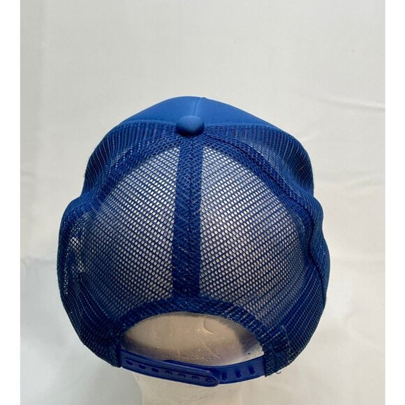 Bud Light Beer hat cap 7" trucker mesh snap back blue - Picture 3 of 7